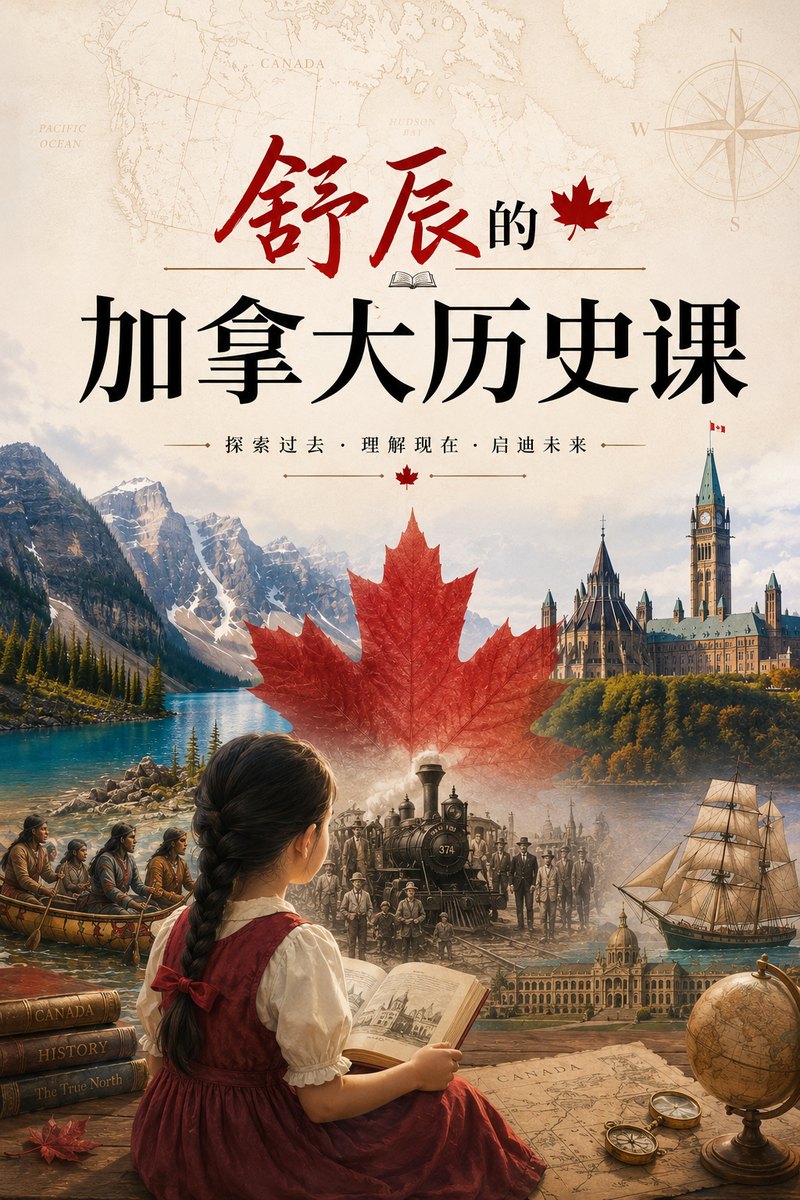 《舒辰的加拿大历史课》封面